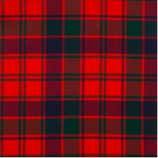 Robertson Red Modern 13oz Tartan Fabric By The Metre